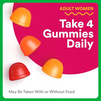 SmartyPants Organic Women's Multivitamin Gummies: Biotin, Methylfolate, Omega 3 (ALA), Vitamin D3, C, Vitamin B12, B6, A, K & Zinc, Inositol, Gluten Free, Vegetarian, 120 Count (30 Day Supply)