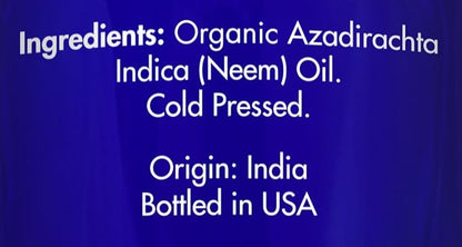 Organic, Neem Oil, for Plants, Skin, Hair, Dogs – 100% Pure, Neem Oil, by Zongle Therapeutics, 4 OZ