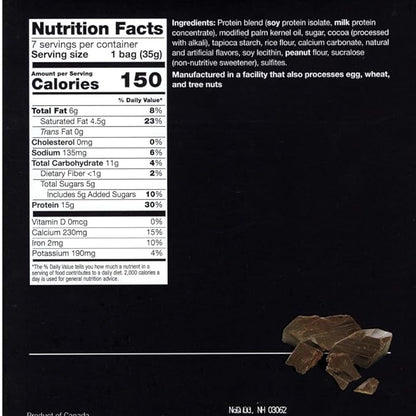 ProtiWise High Protein 15g Soy Snacks | Chocolate | 7/Box | Weight Loss, KETO Diet Friendly, Hunger Control Snack | Low Fat, Low Calorie, Low Sugar