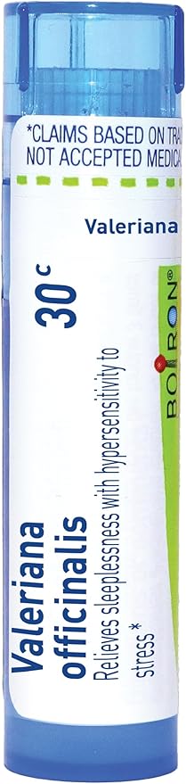 Boiron Valeriana Officinalis 30C for Sleeplessness with Hypersensitivity to Stress - 80 Pellets