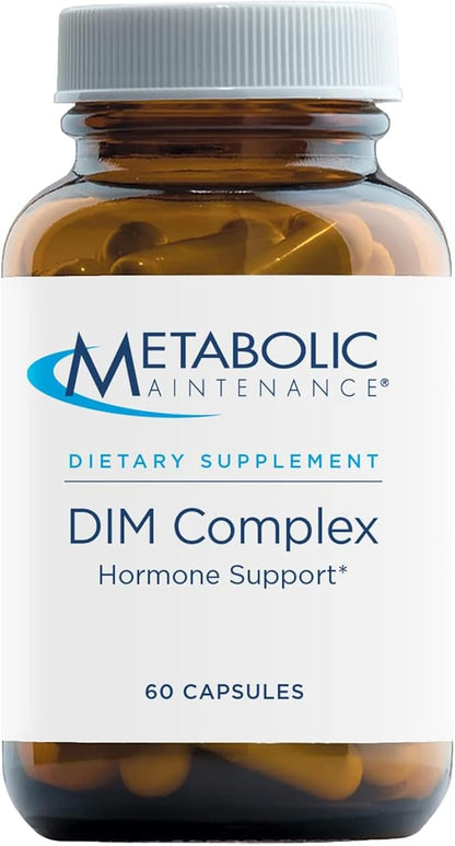 Metabolic Maintenance DIM Complex - Supports Estrogen Metabolism - DIM with NAC and Calcium D Glucarate - 60 Servings - 60 Capsules
