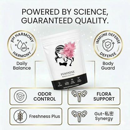 Feminine Balance Gummies, Premium Feminine Balance Gummies for Women’s, Vegan Hawaiian Pineapple, pH Balance, Healthy Odor, Flora and Immune Support, Vaginal Health Support, 60 Count (Pineapple)