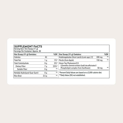 THORNE - FiberMend - Prebiotic Fiber Powder to Help Maintain Regularity and Balanced GI Flora* - 11.6 Oz
