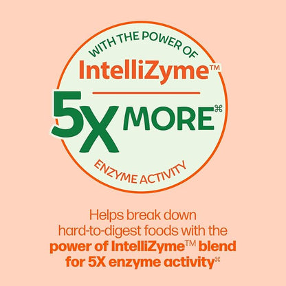 Culturelle Bloating & Gas Defense, Digestive Enzymes & Probiotics for Digestive Health, 30 Capsules, Supports Occasional Indigestion & Discomfort