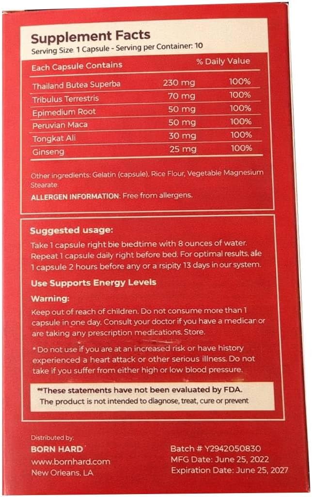 Blended Sports Nutrition Support Supplement for Men - Unleash Your Beast, All Natural Male Energy & Wellness Boost Support