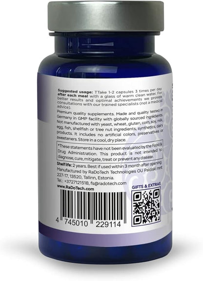 PancreNorm Supplements with Pancreatic Support and Heart Health, Supports Sugar Craving, Muscle Repair and Appetite Control, 60 Veg Capsules, GMP