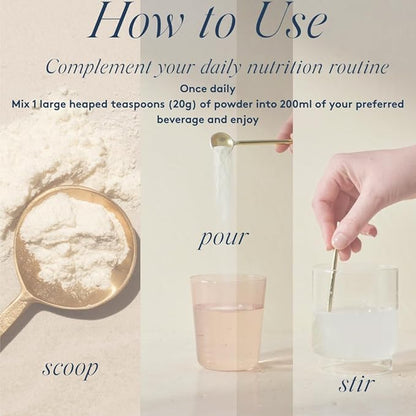 DOSE & CO. Vanilla Collagen Creamer Powder, 12 Oz | Hydrolyzed Bovine Collagen Type I & III with 11g Protein per Serving | Supports Hair, Skin & Nails | High Bioavailability, Non-GMO, Gluten Free