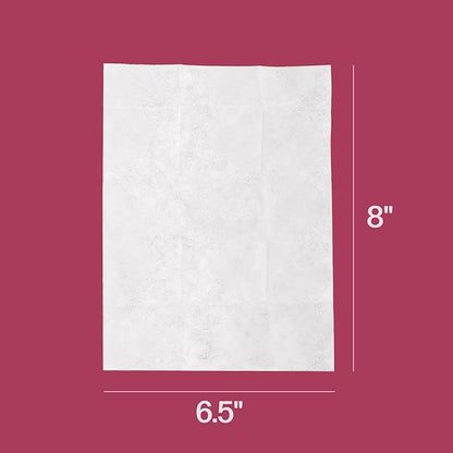 Dew Well Deodorant Wipes - Individually Wrapped Armpit Wipes - Aluminum Free Body Sheets with Natural Extracts - Rose Towelette for Travel - 50 Count, Pack of 1, Rose