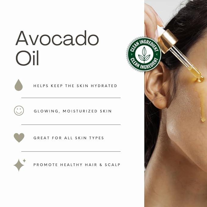 GreenHealth Avocado Carrier Oil – 4 fl oz (118 ml) Plastic Bottle w/Cap – 100% Pure Carrier Oil