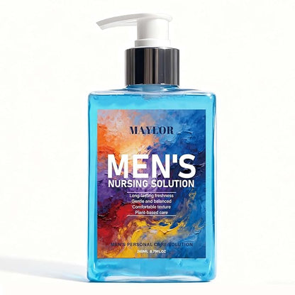 MAYLOR Men’s Intimate Wash, pH Balanced Plant-Based Formula for Sensitive Skin, Gentle Hydrating Cleanser with Long-Lasting Freshness, Daily Body Wash (1)