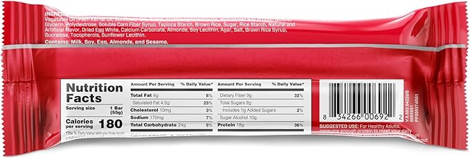 BSN Protein Crisp Bar, Vanilla Marshmallow, 18 Gram Protein Snack Bars with Whey and Fiber, Gluten-Free Crunchy Energy Bars for Workout, Fitness, On-the-Go, 12 Count