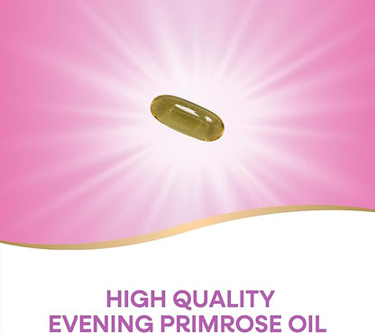 Nature's Way Evening Primrose Oil, Cold Pressed, 120 mg GLA per Serving(1), 120 Softgels (Packaging May Vary)