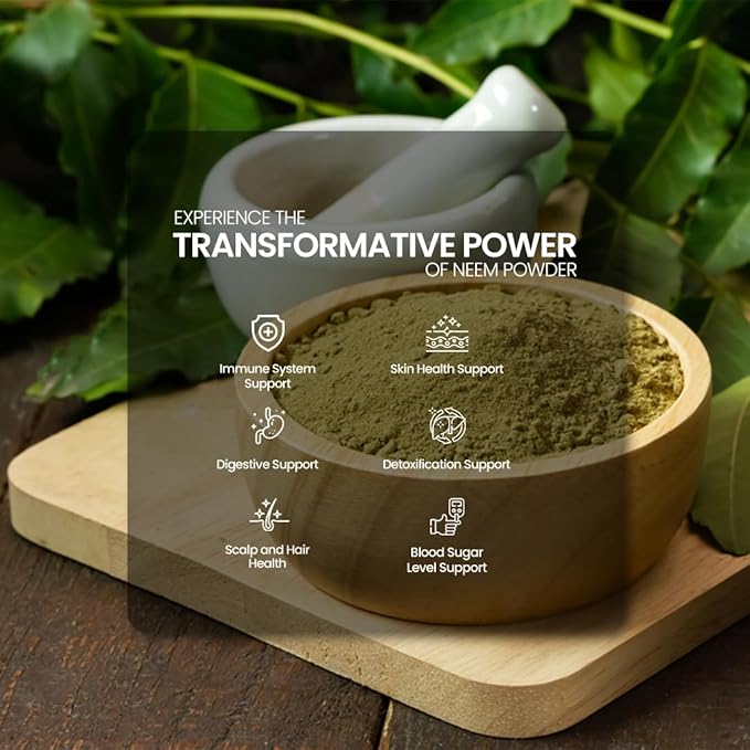 Dr. Herbalist Neem Leaf Powder 200g - Azadirachta Indica for Skin, Hair & Overall Wellness - 100% Natural, Vegan-Friendly & Cruelty-Free
