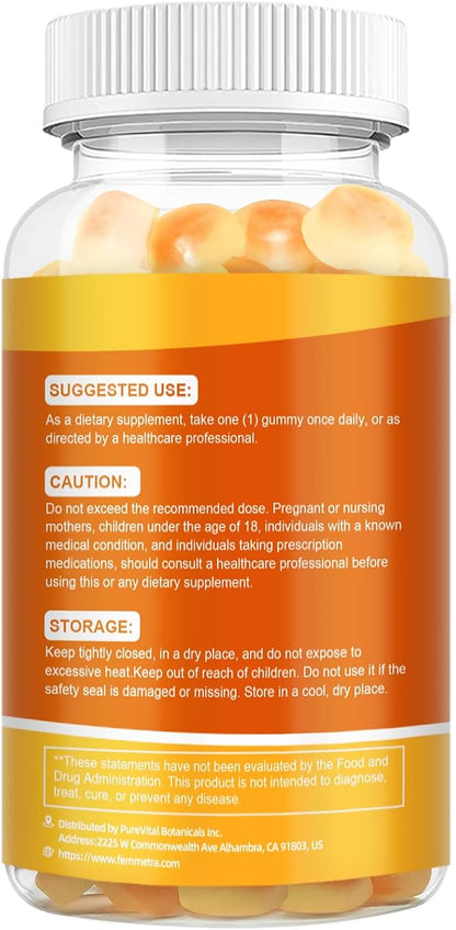 Liposomal Vitamin C Gummies for Adults, 1200mg Chewable Vitamin C Supplement with Elderberry, Zinc Iron & Folate etc - for Immune Support, Energy & Cell Health, Sugar Free, Orange Flavor, 60 Gummies