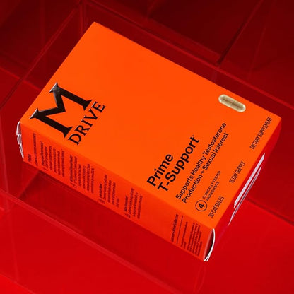 Mdrive Prime - Men's T-Support Supplement, Max Energy, Focus & Lean Muscle, KSM-66 Ashwagandha, S7 Nitric Oxide Booster, Bioperine and DHEA,15 Servings, 30 Count