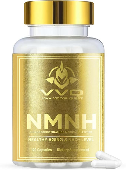120 Capsules-1000MG NMNH (Dihydronicotinamide Mononucleotide), NAD Supplement to Boost NAD+ Levels as We Age (May Be More Effective Than Nicotinamide Riboside), NMNH Supplement for Anti-Aging