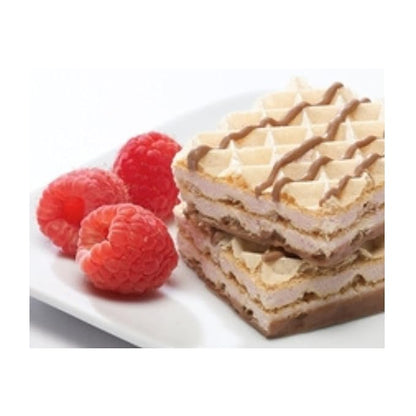 PROTIFIT - High Protein Wafer Bar, 15g Protein, Low Calorie, Low Carb, Low Fat, Trans Fat Free, Cholesterol Free, Ideal Protein Compatible, 5 Servings Per Box (Raspberry)