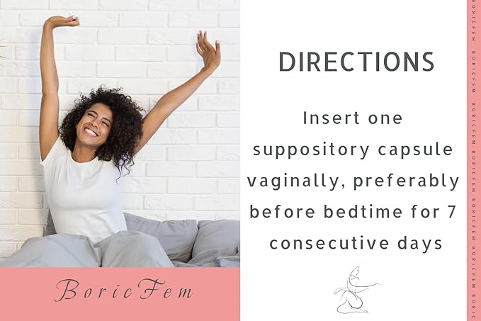 N'More Boric Acid Vaginal Suppositories - 100% Pure Made in USA - Boricfem Support Vaginal Health (One) (30 Serving, Boricfem with Applicator)