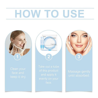 30PCS Ultra Hydrating Serum 3% - Hyaluronic Acid Smoother Face Serum, Enriched Hyaluronic Acid, Collagen, Vitamin E Moisturizing, Plump, Fine Lines, Wrinkles, Repair for All Skin