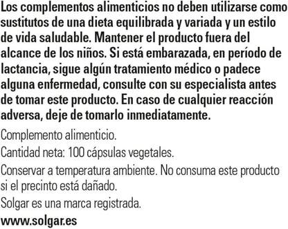 Solgar Vitamin D3 (Cholecalciferol) 55 mcg (2200 IU), 100 Vegetable Capsules - Helps Maintain Healthy Bones & Teeth - Immune System Support - Non-GMO, Gluten Free, Dairy Free, Kosher - 100 Servings