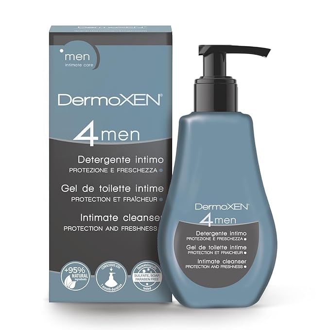 Men's Intimate Wash | pH Balanced Daily Hygiene Gel | Freshness & Odor-Control Formula with Menthol | Gentle Cleansing for the Groin Area | Male Hygiene Product | 4.23 fl oz