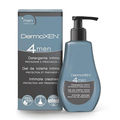 Men's Intimate Wash | pH Balanced Daily Hygiene Gel | Freshness & Odor-Control Formula with Menthol | Gentle Cleansing for the Groin Area | Male Hygiene Product | 4.23 fl oz