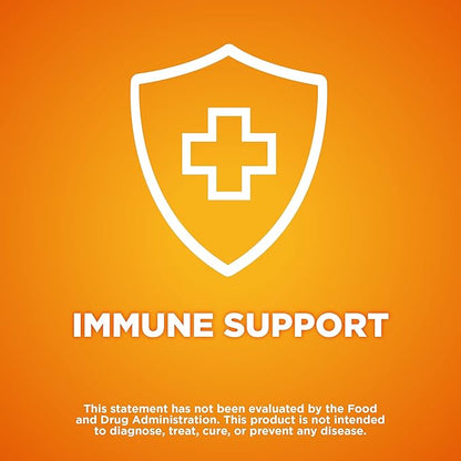 Amazon Basic Care Immune Support Citrus Chewable Tablets with Antioxidants, Vitamin D and Immune System Support, 32 Count