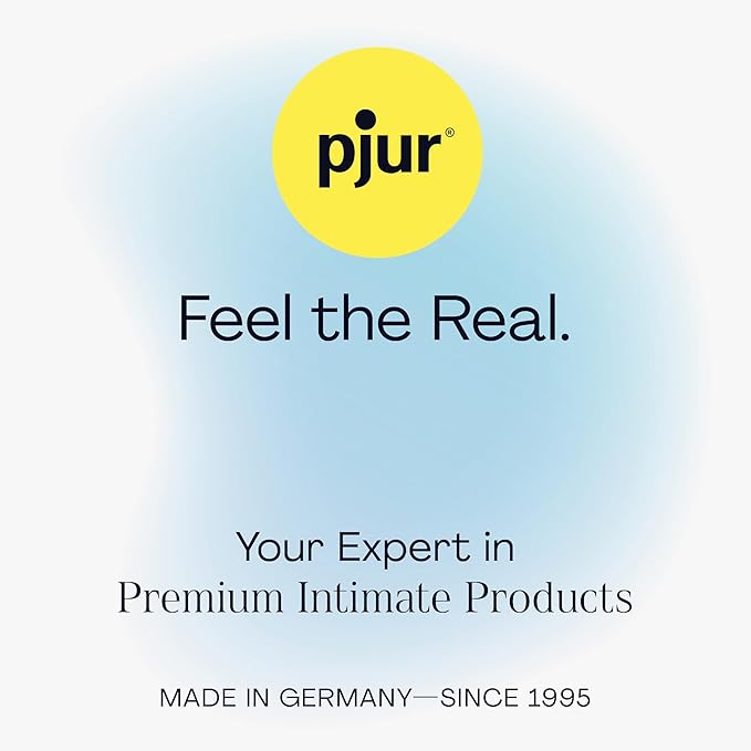 pjur med Natural, Water-Based Personal Lubricant, Moisturizing Lube with 100% Vegan Ingredients - 100ml / 3.4 fl.oz