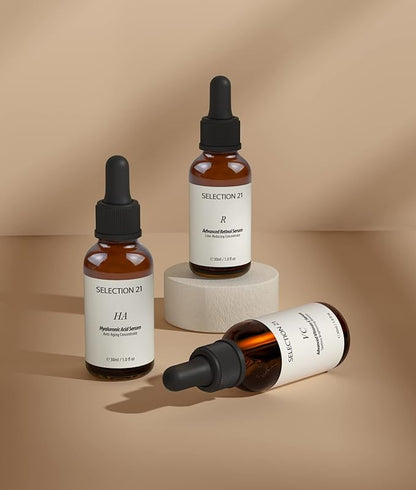 Advanced Hyaluronic Acid Serum for Face Anti Aging with 5% Hyaluronic Acid Complex, Hydrating Stem Cell Serum for Skin 1 Fl OZ.(pack of 1)