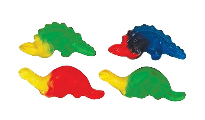 HARIBO Gummi Candy, Dinosaurs Gummy Candy, 5 Ounce Share Size Bags (Pack of 12) Delicious Soft & Chewy Sweet Snacks, Assorted Fruity Flavors