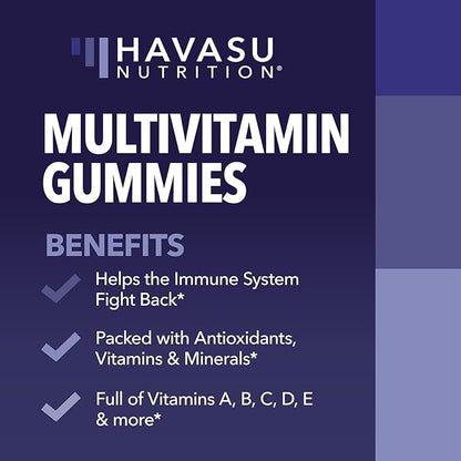 Multivitamin Gummies for Adults - Daily Gummy with Vitamin C, D, and Zinc for Men and Women - 60 Count - GLP-1 Nutritional Support for Optimal Health and Wellness - 1 Month Supply, Mixed Berry Flavor