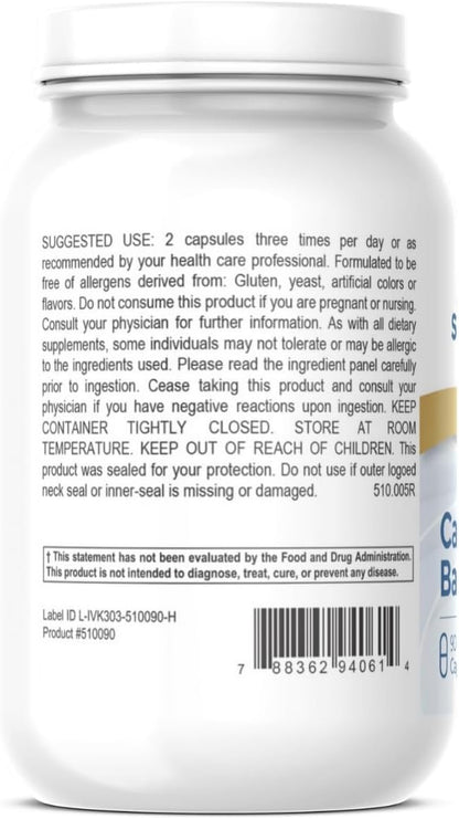 Candida Balance – Natural Support for Yeast Levels – Gut, Sinus & Immune System Supplement – 90 Capsules