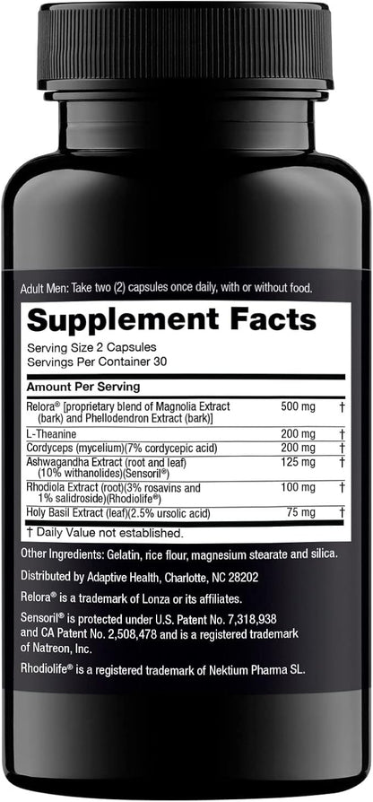 Nugenix Cortisol Control - Cortisol Reducer and Adrenal Support Manager Supplement for Men, 60 Capsules