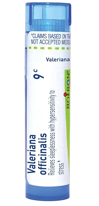 Boiron Valeriana Officinalis 9C for Sleeplessness with Hypersensitivity to Stress - 80 Pellets