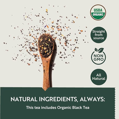 Luxmi Estates Garo Hills Earl Grey Tea 100gm Tin | Certified Organic Black Tea