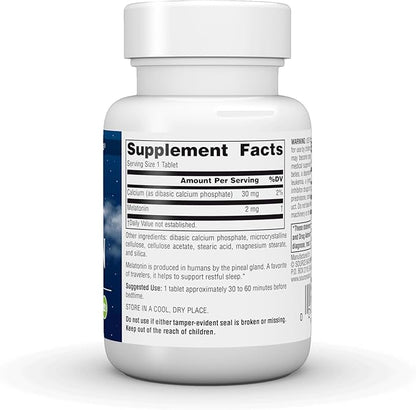 Source Naturals Melatonin, Helps Promote Sleep* - 2 mg - 120 Time Release Tablets