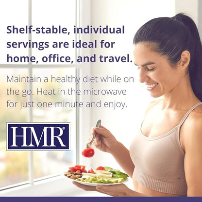 HMR Variety Entrée Packs |Pre-packaged Lunch or Dinner to Support Weight Loss| Ready to Eat Meals |10-20 grams of Protein per Entrée | Low Calorie Food | 7-8oz Servings per Meal (8 Ounce (Pack of 17))