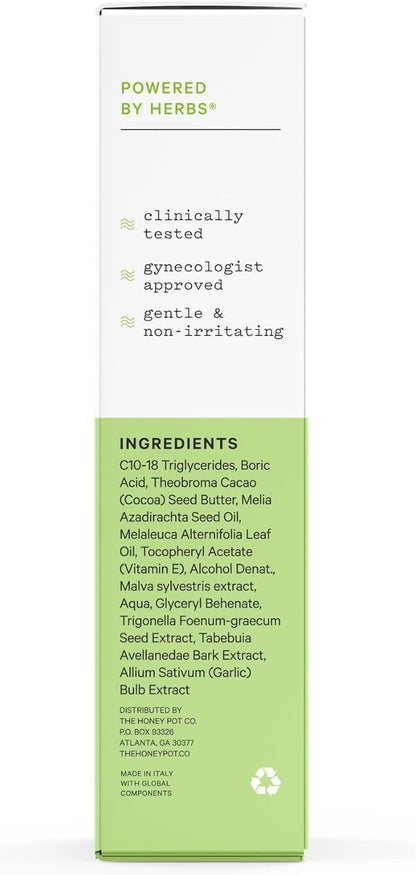 The Honey Pot Company 7 Day Boric Acid & Herbs Suppositories - Maintains and Balances Healthy Vaginal pH, Manages Odor, Hydrates, & Moisturizes - Gynecologist Tested