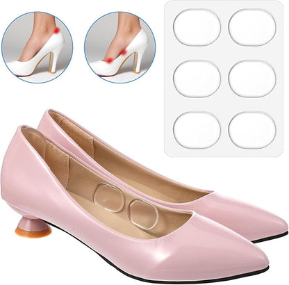 Ymapinc Shoe Gummies for Heels High, 34Pcs Silicone High Heel Protectors, Heel Cushion Pads Grips for Womens Anti Slip Shoe Grips, Cushions Insert for Sandals Women
