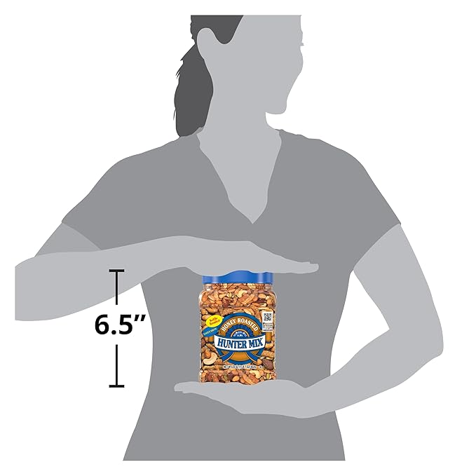 Southern Style Nuts Honey Roasted Hunter Bulk Trail Mix, 23 oz (Pack of 1), Honey Roasted Sesame Sticks & Peanuts, Sunflower Kernels, Almonds, Cashews & Pepitas, Mixed Nuts, Snacks for Adults & Kids