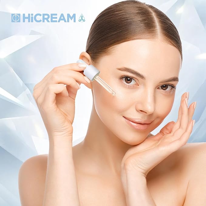 Hyaluronic Acid Serum for Face, Brightening Serum - Even Skin Tone&100% Pure Anti Aging, Intense Hydrating Moisturizer, Non-Greasy, Paraben-Free, Water-Based Skincare for All Skin Types (2 Oz)