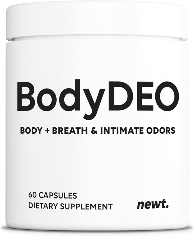 BodyDEO Body Deodorant Pills with Chlorophyll, Parsley & Peppermint – 60 Capsules – Internal Deodorant Pills for Women & Men – Body Odor Eliminator & Deodorizing Supplement for Total Freshness