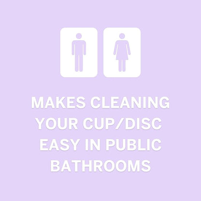 Pixie Feminine Wipes - Flushable, Biodegradable, & Ph Balanced - Individually Wrapped Packet Wipes for On The Go & Public Bathrooms - Wash & Cleaner For Your Menstrual Cups & Discs (1 Pack of 10)