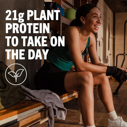 Orgain Organic Vegan Protein Powder, Natural Unsweetened - 21g of Unflavored Plant Protein, 4g Prebiotic Fiber, Low Net Carbs, No Added Sugar, Non-GMO, For Shakes & Recipes, 1.59 lb