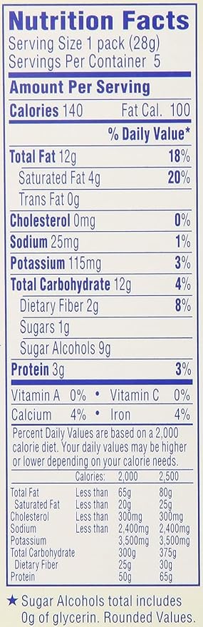 Atkins Endulge Treat Chocolate Covered Almonds. Rich & Crunchy. Keto-Friendly.1 Oz, 5 Count (Pack of 4)