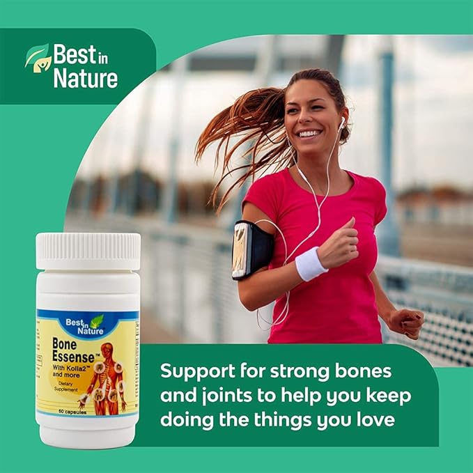 Bone Essense with Kolla2 (Type II Collagen) - Bone and Joint Health Supplement. (60 Count)