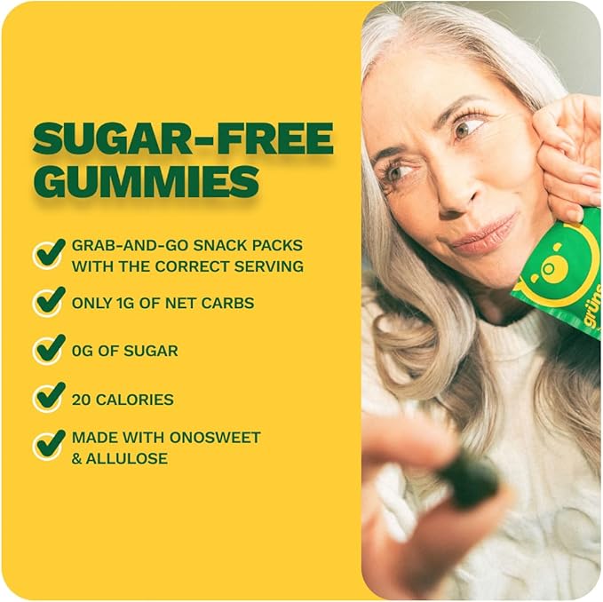 Nutrops Sugar-Free Lions Mane Mushroom Gummies for Adults, Functional Nootropics, Herbal Brain Supplement for Energy, Brain Health, Cognitive, Memory & Focus, Reishi, Chaga, Cordyceps - 28 Day Supply