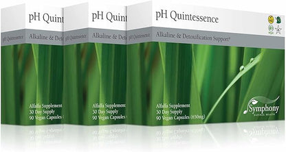 pH Quintessence® – Daily Greens Support for pH Balance & Metabolic Health | 40:1 Alfalfa-Based Formula for Alkalinization, Detoxification & Hormone Metabolism Support (270 Vegan Capsules)