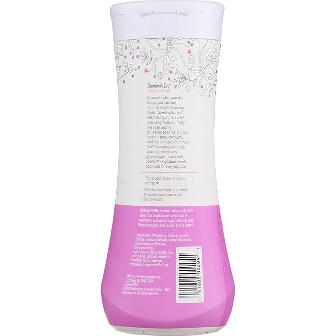 Summer's Eve Island Splash Cleansing Wash For Sensitive Skin 15 oz. (Pack of 2)