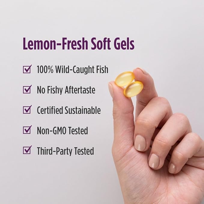 Nordic Naturals Omega Woman, Lemon - 120 Soft Gels - 500 mg Omega-3 + 800 mg Evening Primrose Oil - Healthy Skin & Optimal Wellness - Non-GMO - 60 Servings (Pack of 2)
